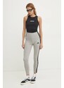 Tajice adidas Essentials za žene, boja: siva, melanž, JE0068