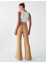 Willa Hlače 'Haze' taupe siva