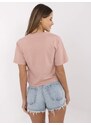 RUE PARIS T-shirt-157-TS-0086.60P-Light Pink