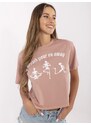RUE PARIS T-shirt-157-TS-0086.60P-Light Pink