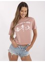 RUE PARIS T-shirt-157-TS-0086.60P-Light Pink