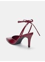 Pull&Bear Cipele s potpeticom trešnja crvena