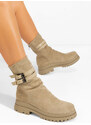 Zapatos Ženske čizme Semika kaki
