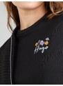 HUGO Majica 'Destrel_4' žuta / lavanda / crna / bijela