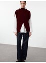 Trendyol Pulover tamno crvena