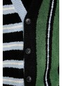 Kardigan s primjesom vune Desigual MIDSTRIPES