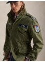 Polo Ralph Lauren Prijelazna jakna svijetlobež / mornarsko plava / zelena