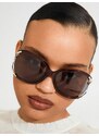 Pilgrim Sunčane naočale 'Hella' smeđa / zlatna
