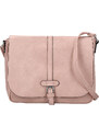 INT COMPANY Trendovska ženska torbica od umjetne kože preko tijela Relinda, svijetlo ružičaste boje