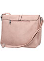 INT COMPANY Trendovska ženska torbica od umjetne kože preko tijela Relinda, svijetlo ružičaste boje