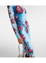 Jean Paul Gaultier Floral jersey midi dress