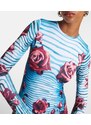 Jean Paul Gaultier Floral jersey midi dress