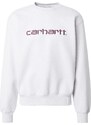 Carhartt WIP Sweater majica siva melange / burgund