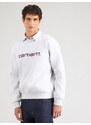 Carhartt WIP Sweater majica siva melange / burgund