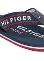 TOMMY HILFIGER Japanke mornarsko plava / crvena / bijela