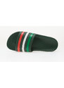 adidas Originals adidas Adilette Aqua Slides Team Dark Green/ Ftwr White/ Bright Red