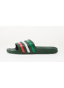 adidas Originals adidas Adilette Aqua Slides Team Dark Green/ Ftwr White/ Bright Red