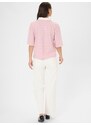 Kaffe Majica 'KAmiala' pastelno zelena / roza