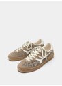 Pull&Bear Niske tenisice svijetlosmeđa / bijela