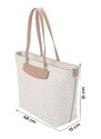 MICHAEL Michael Kors Shopper torba ecru/prljavo bijela / karamela / tamno smeđa
