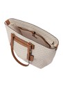 MICHAEL Michael Kors Shopper torba ecru/prljavo bijela / karamela / tamno smeđa